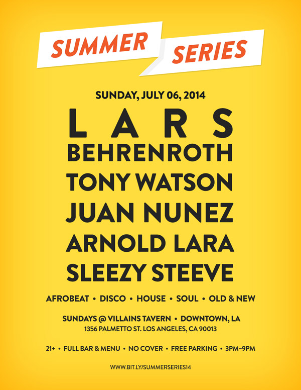 Lars Behrenroth at Summer Series in Los Angeles