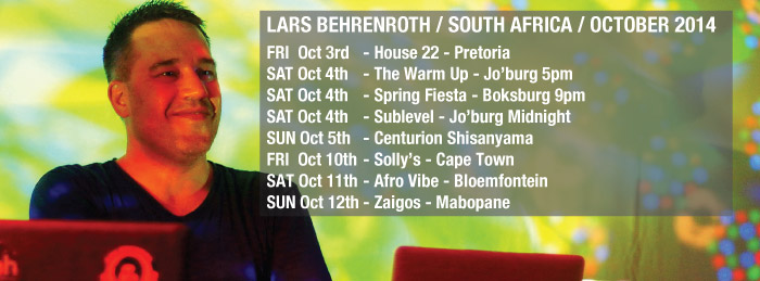 Lars Behrenroth in South Africa - October 2014